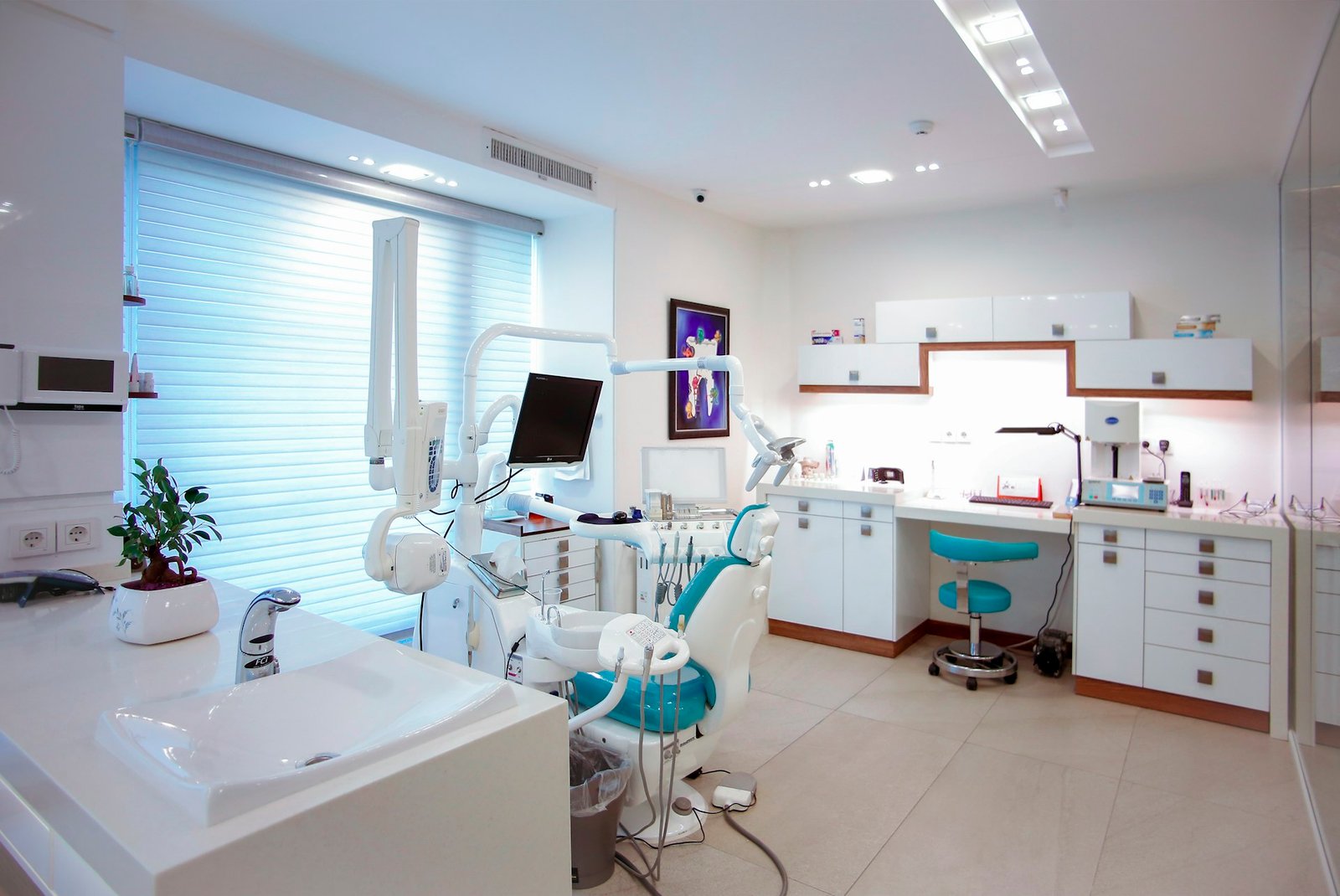 Modern dental clinic interior