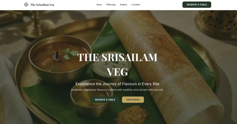 The Srisailam Veg preview